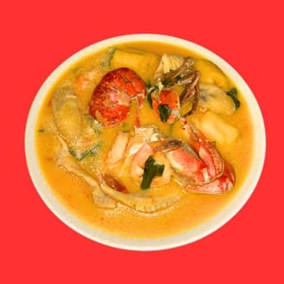 Sopa de Mariscos y Langosta 